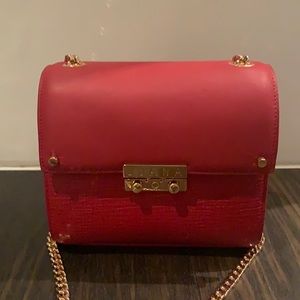 LUANA Italy real leather crossbody. NEVER WORN.